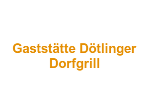 Gaststätte Dötlinger Dorfgrill Logo