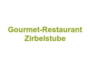 Gourmet-Restaurant Zirbelstube Logo