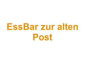 EssBar zur alten Post Logo