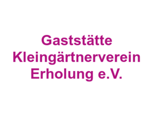 Gaststätte Kleingärtnerverein Erholung e.V. Logo