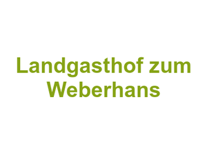 Landgasthof zum Weberhans Logo