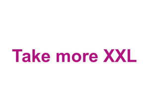 Take more XXL Logo