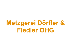 Metzgerei Dörfler & Fiedler OHG Logo