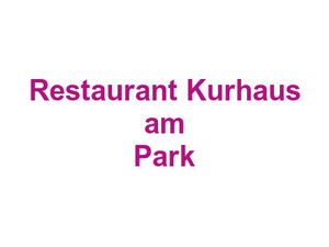 Restaurant Kurhaus am Park Logo