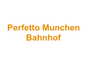 Perfetto Munchen Bahnhof Logo