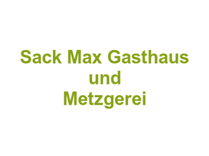 Sack Max Gasthaus und Metzgerei Logo