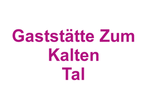 Gaststätte Zum Kalten Tal Logo