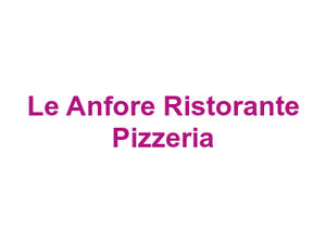 Le Anfore Ristorante Pizzeria Logo