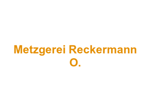 Metzgerei Reckermann O. Logo