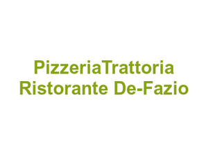 PizzeriaTrattoria Ristorante De-Fazio Logo
