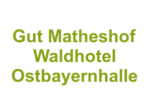 Gut Matheshof Waldhotel Ostbayernhalle Logo