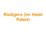 Rüdiger's (im Hotel Pabst) Logo