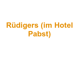 Rüdiger's (im Hotel Pabst) Logo