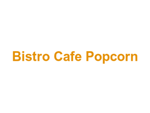 Bistro Cafe Popcorn Logo