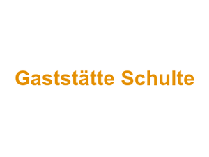 Gaststätte Schulte Logo