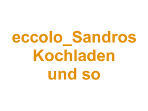 eccolo_Sandros Kochladen und so Logo