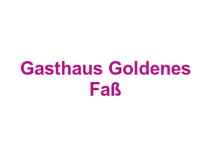 Gasthaus Goldenes Faß Logo