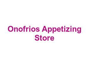 Onofrio's Appetizing Store Logo