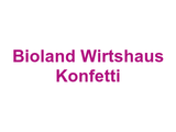 Bioland Wirtshaus Konfetti Logo