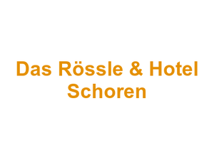 Das Rössle & Hotel Schoren Logo