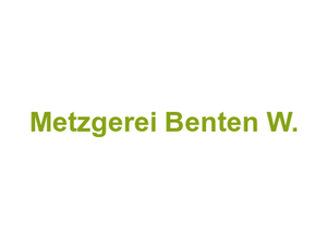 Metzgerei Benten W. Logo