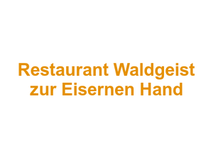 Restaurant Waldgeist zur Eisernen Hand Logo