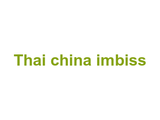Thai china imbiss Logo