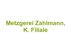Metzgerei Zahlmann, K. Filiale Logo