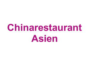 Chinarestaurant Asien Logo