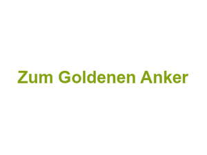 Zum Goldenen Anker Logo