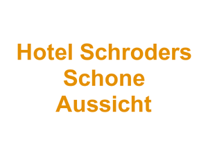 Hotel Schroders Schone Aussicht Logo