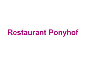 Restaurant Ponyhof Logo