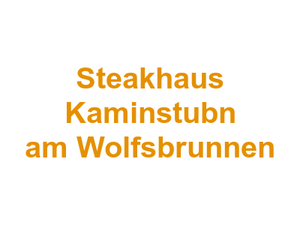 Steakhaus Kaminstub'n am Wolfsbrunnen Logo