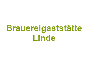 Brauereigaststätte Linde Logo