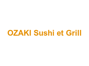 OZAKI Sushi et Grill Logo