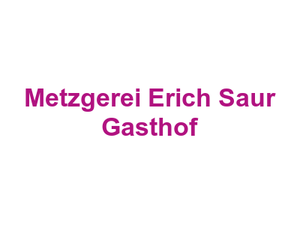 Metzgerei Erich Saur Gasthof Logo