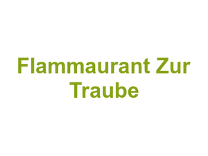 Flammaurant Zur Traube Logo