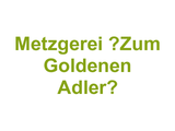 Metzgerei „Zum Goldenen Adler“ Logo