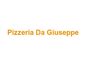 Pizzeria Da Giuseppe Logo