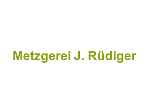 Metzgerei J. Rüdiger Logo