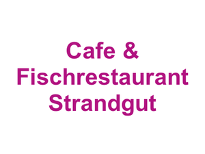 Cafe & Fischrestaurant Strandgut Logo