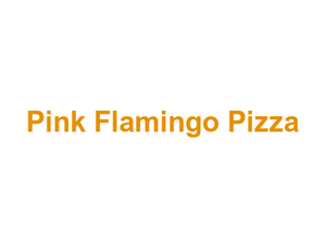 Pink Flamingo Pizza Logo
