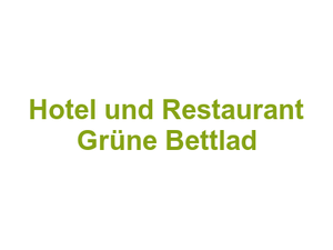 Hotel und Restaurant "Grüne Bettlad" Logo