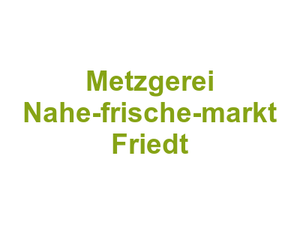 Metzgerei Nahe-frische-markt Friedt Logo