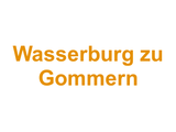 Wasserburg zu Gommern Logo