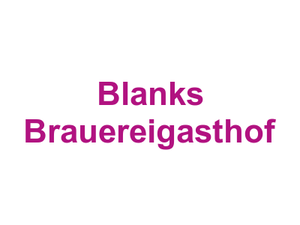 Blank's Brauereigasthof Logo