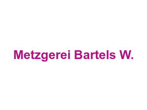 Metzgerei Bartels W. Logo