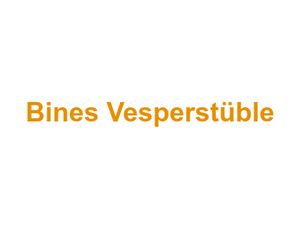 Bines Vesperstüble Logo