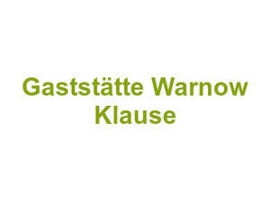 Gaststätte Warnow Klause Logo