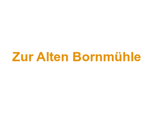 Zur Alten Bornmühle Logo
